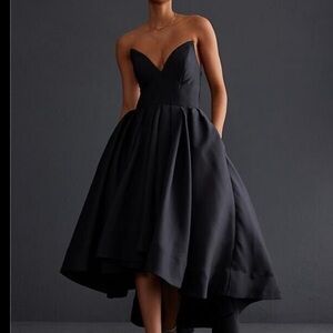 Hutch  Black Strapless Dress